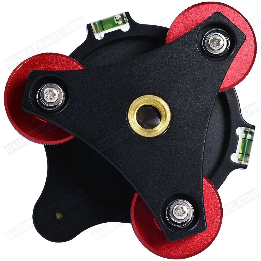 MENGS LP64 Precision Leveling Base Tripod Head Plate With 3/8